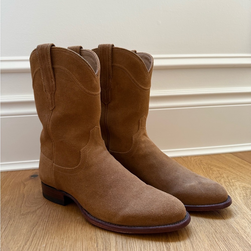 Tecovas Suede Roper Boot men’s size 9D